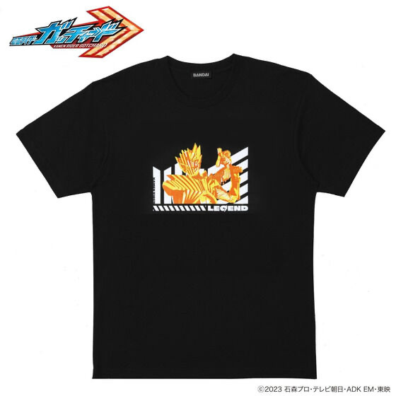 216223 Pbandai 2024/9月 仮面ライダーガッチャード　Tシャツ　仮面ライダーレジェンド柄