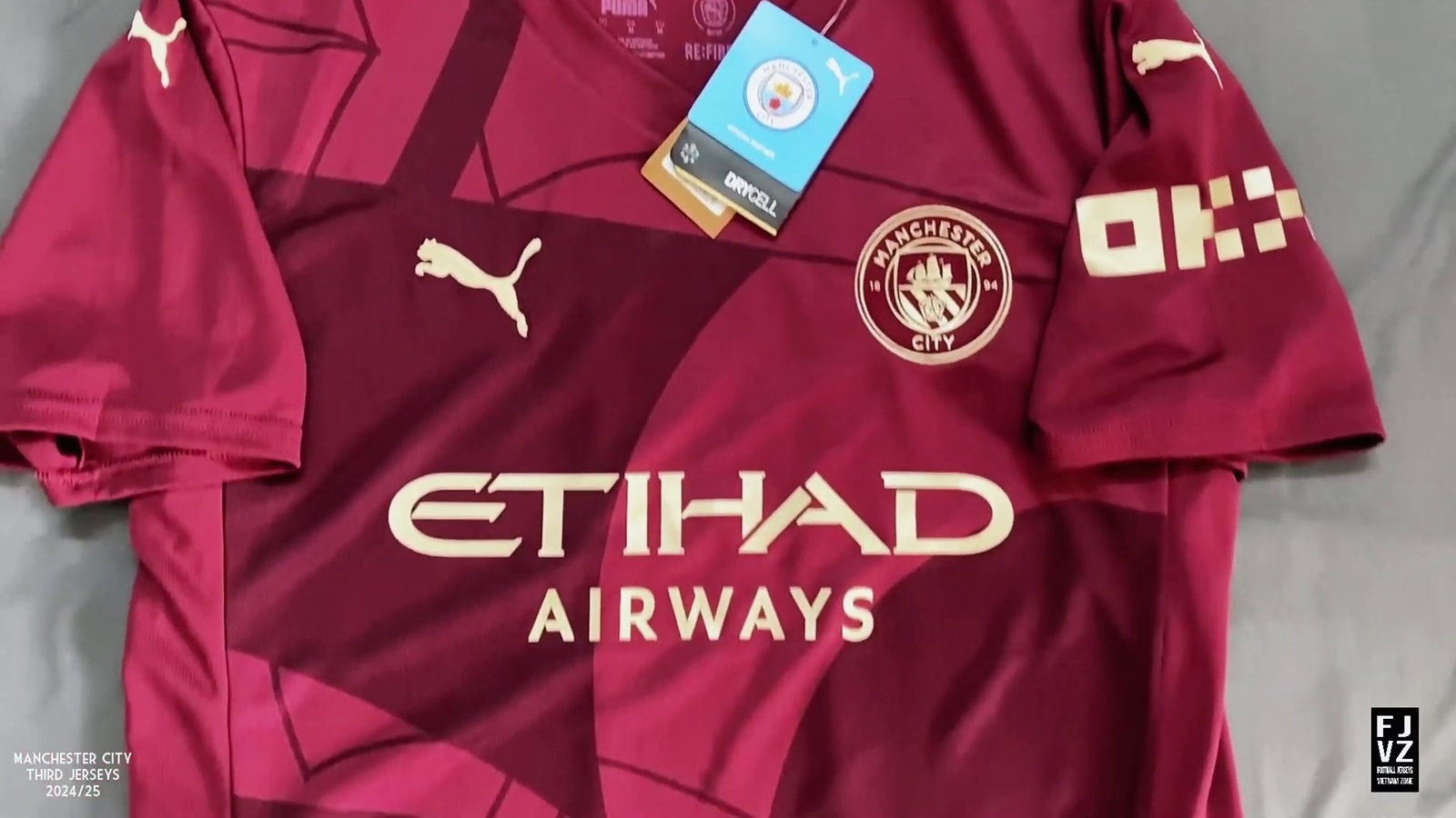 2024 Manchester City Third Away Shirt with Nameset