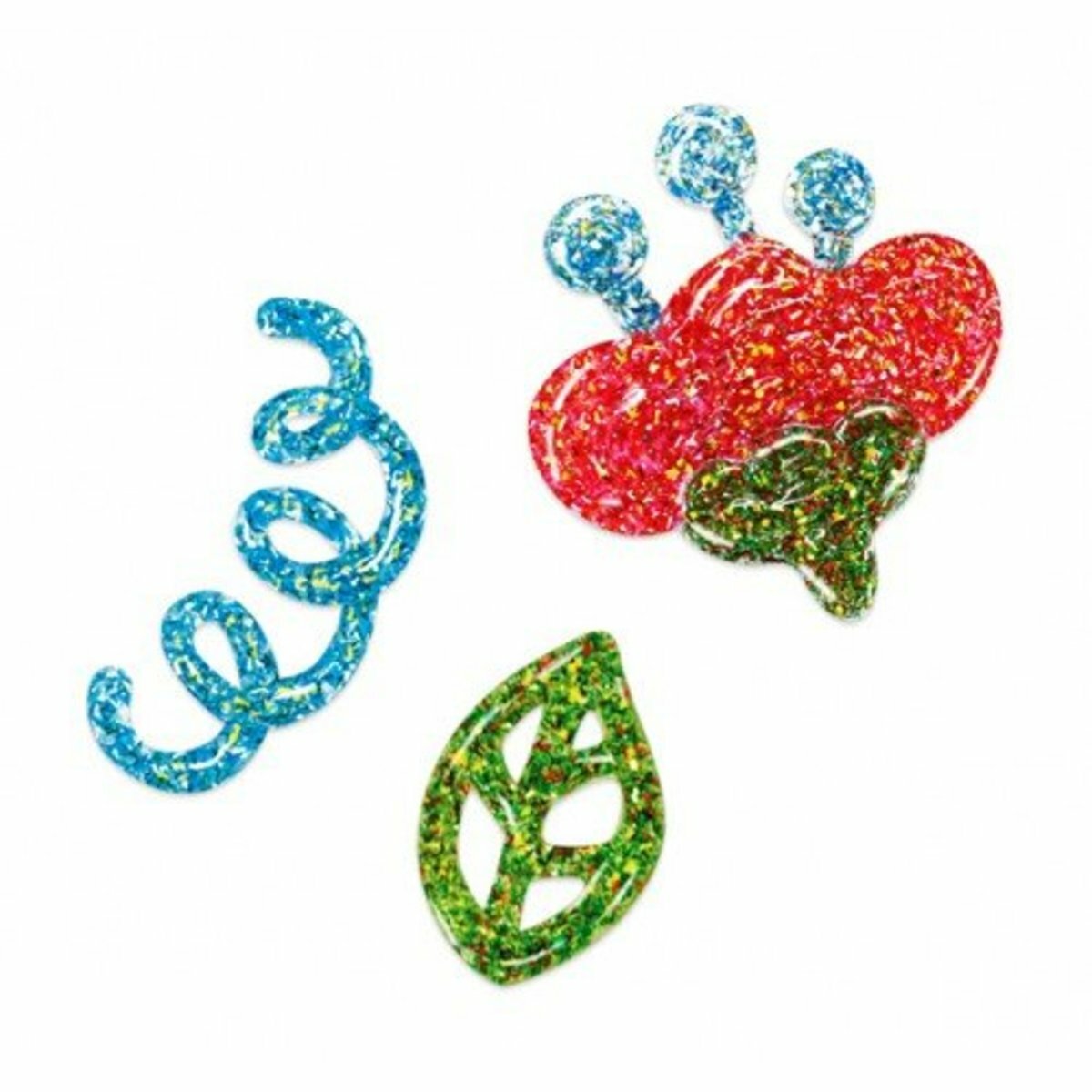 AMOS - 韓國 AMOS 閃亮粗金粉膠水, 5色套裝 #GCF10B5《香港行貨》- 1 套