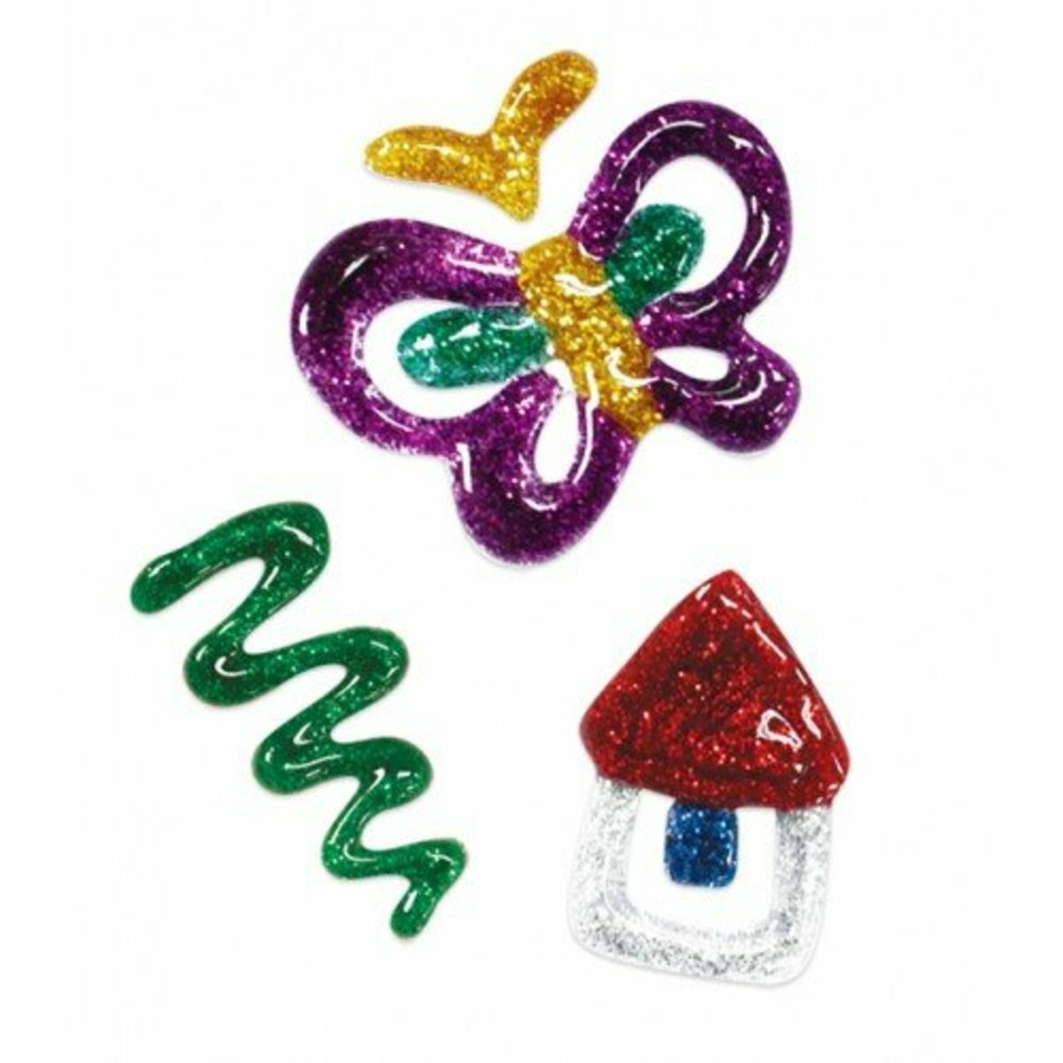 AMOS - 韓國 AMOS 閃亮金粉膠水, 6色套裝 #GCL10B6《香港行貨》- 1 套