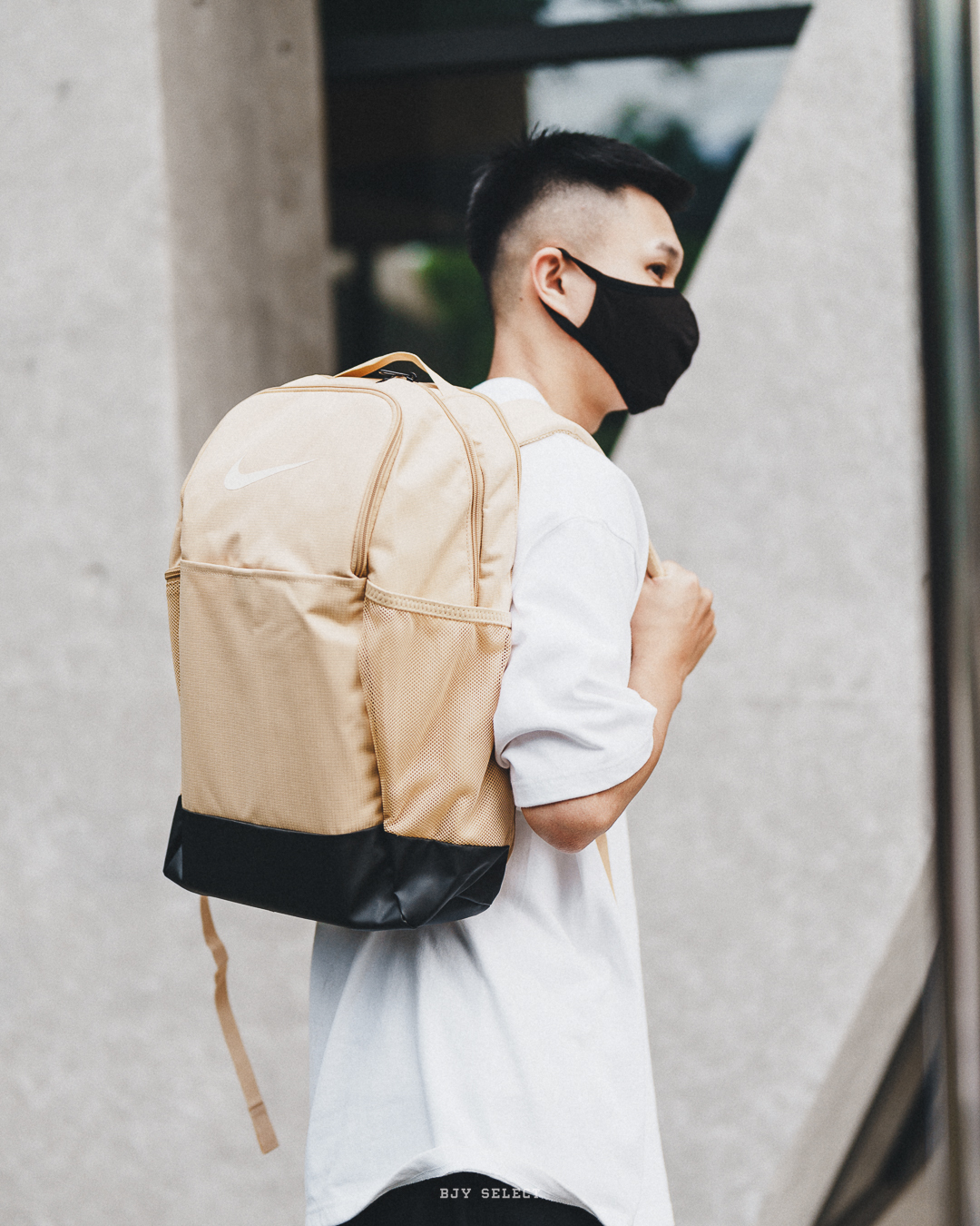 #現貨 NIKE Brasilia 9.5 大容量 上課包 大勾後背包 DH7709-252 卡其