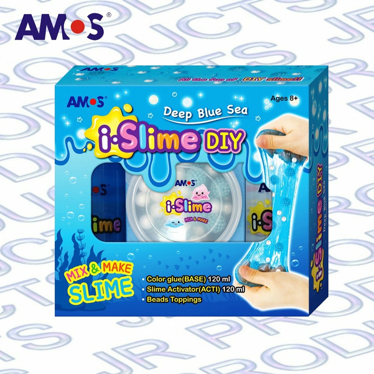 AMOS - 韓國 AMOS 鬼口水DIY套裝, 海洋系列 #IS120P2-S《香港行貨》- 1 套