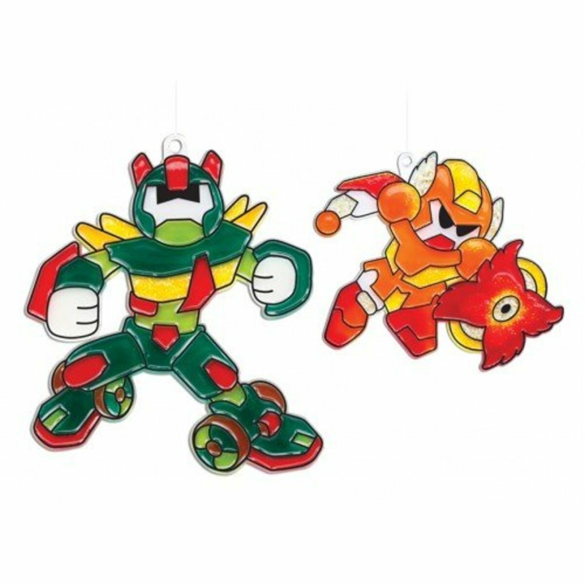 AMOS - 韓國 AMOS 繪畫玻璃彩連掛飾膠牌, 機械人 10.5毫升 x 6色 (大盒套裝) #SD10P6-SD《香港行貨》- 1 套