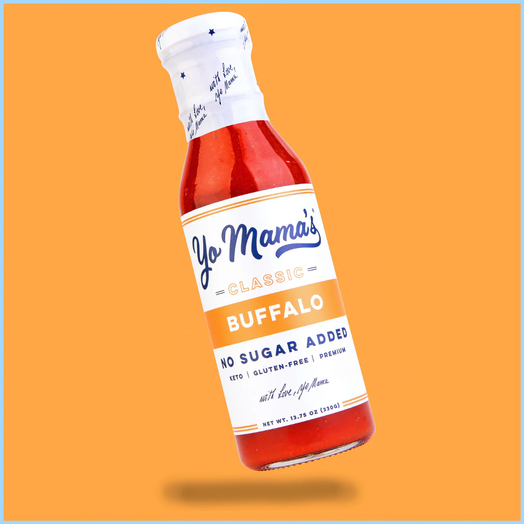 Yo Mama's Food 無添加糖經典水牛城雞翼醬 330g