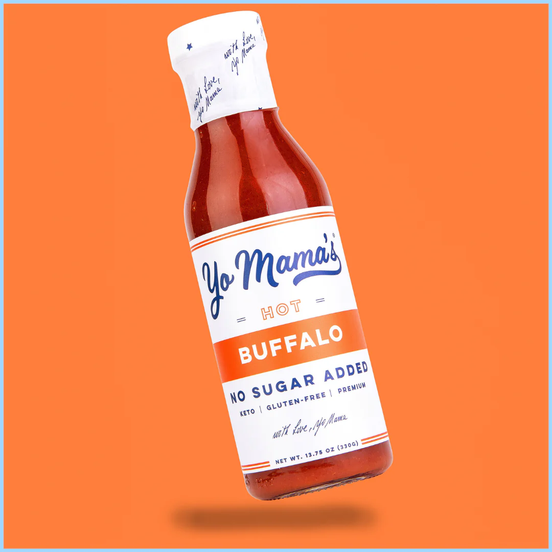 Yo Mama's Food No Sugar Added Spicy Buffalo Sauce 330g
