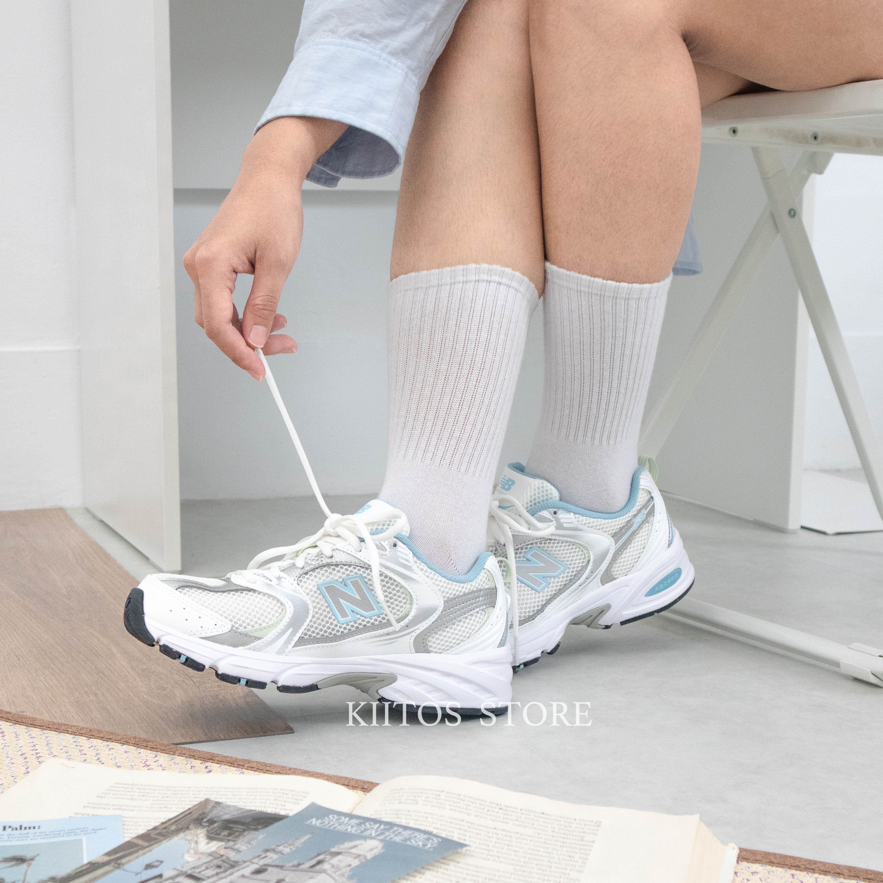 New Balance 530 "White Chrome Blue" 白銀藍綠 MR530SGB