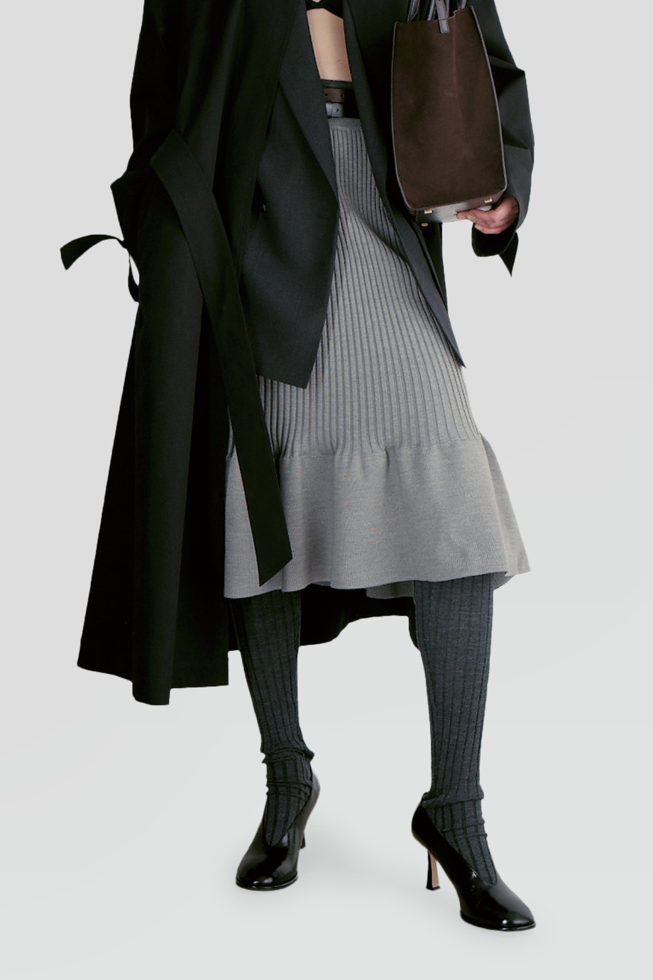 RECTO｜DARIA 羅紋魚尾針織裙