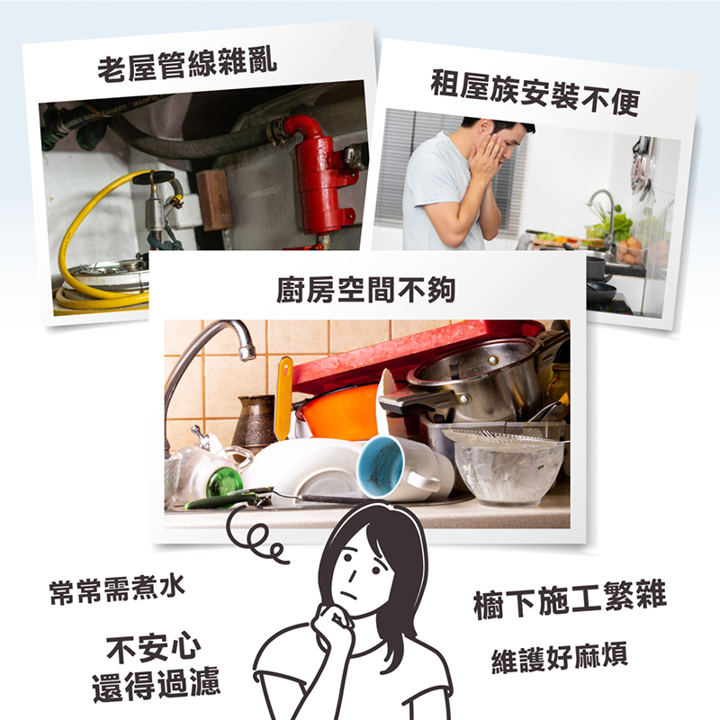 AIWA 日本愛華 逆滲透冰溫瞬熱淨飲機 AW-RO60