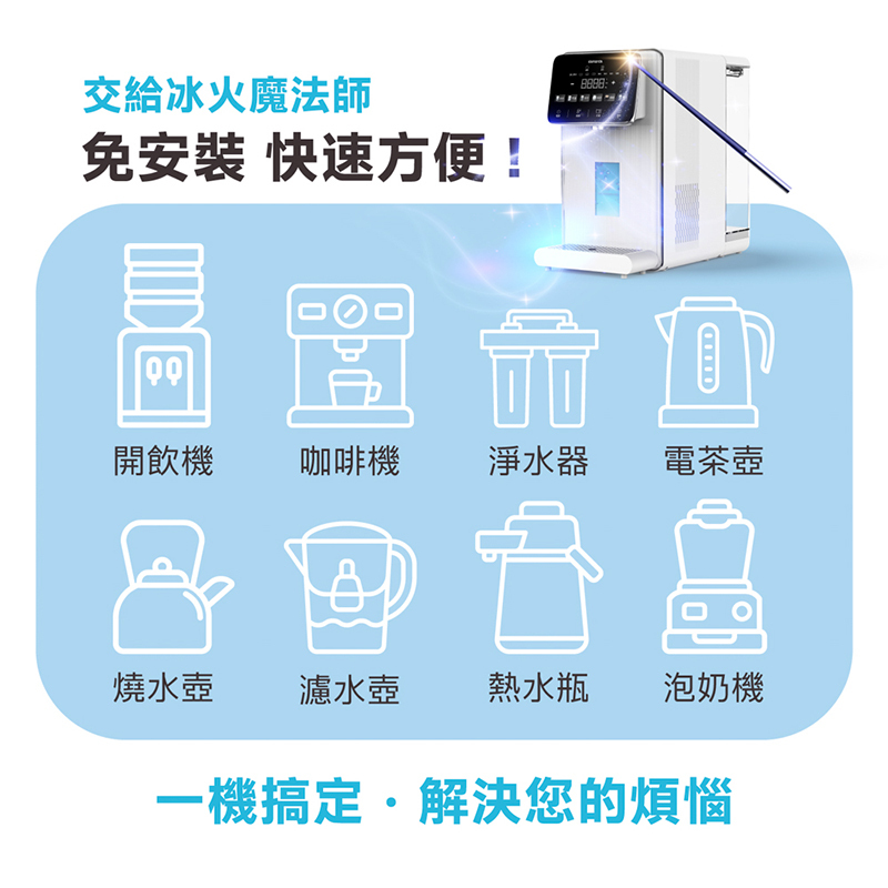 AIWA 日本愛華 逆滲透冰溫瞬熱淨飲機 AW-RO60