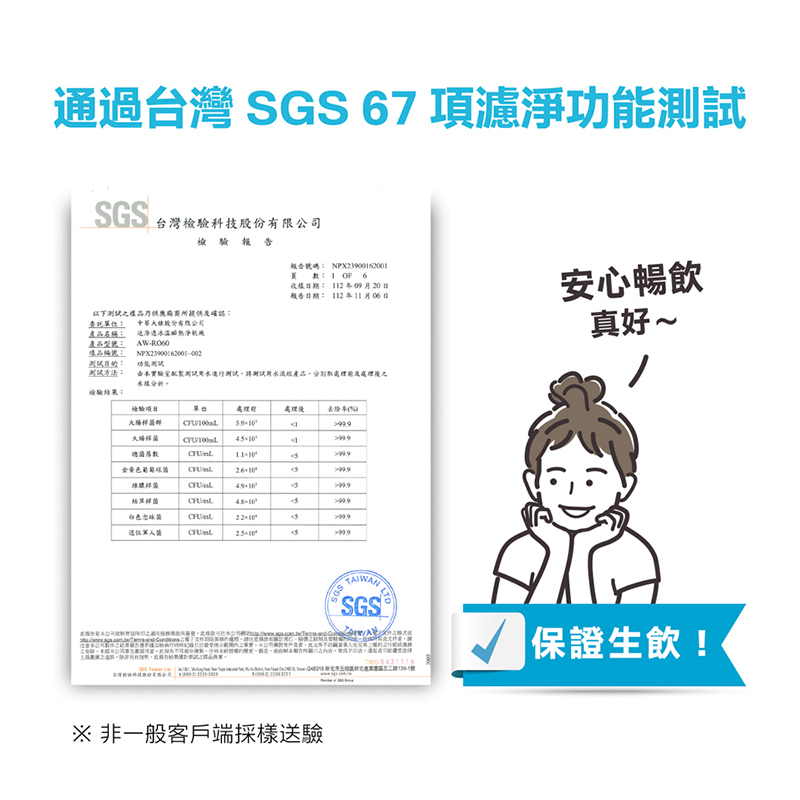 AIWA 日本愛華 逆滲透冰溫瞬熱淨飲機 AW-RO60