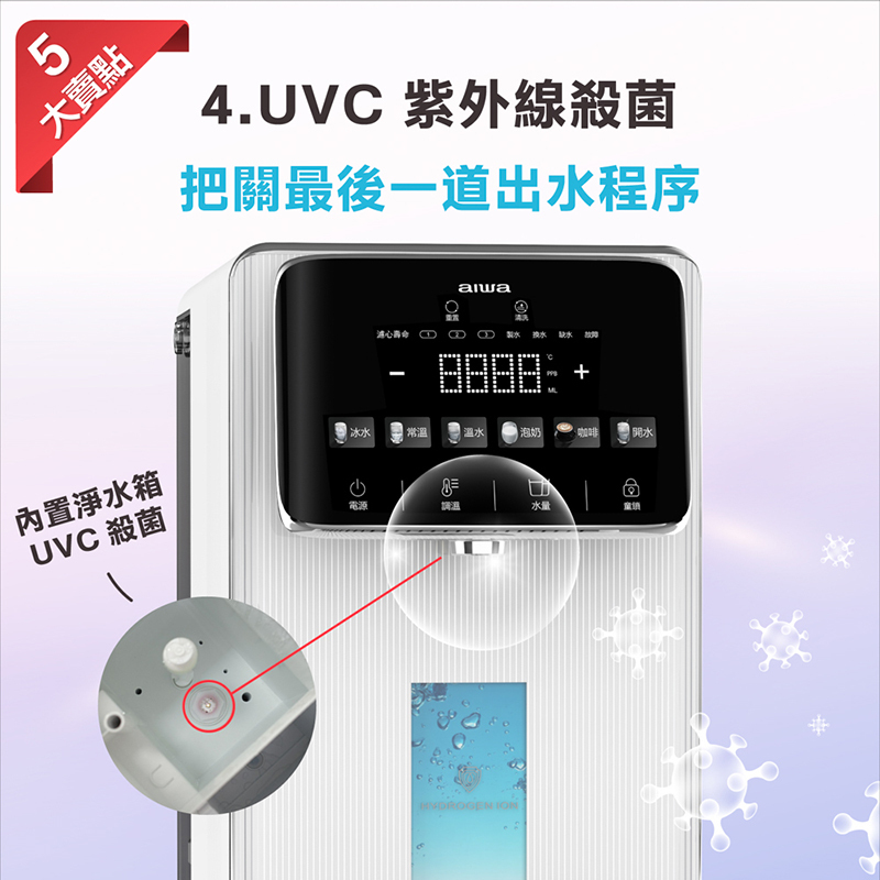 AIWA 日本愛華 逆滲透冰溫瞬熱淨飲機 AW-RO60