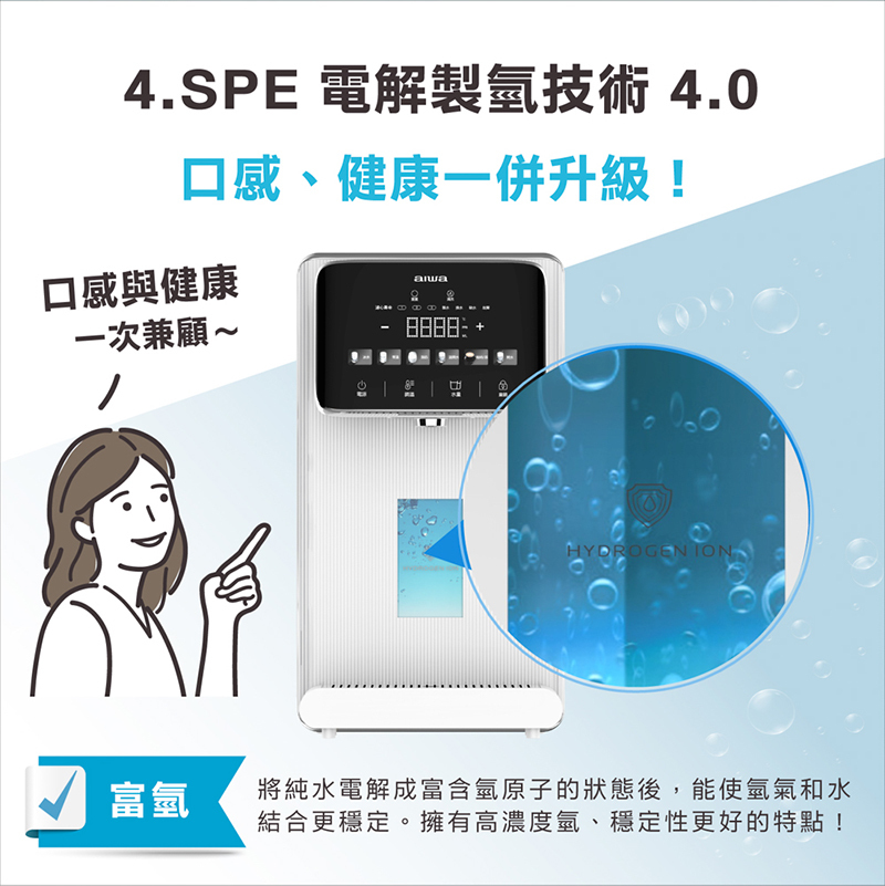 AIWA 日本愛華 逆滲透冰溫瞬熱淨飲機 AW-RO60