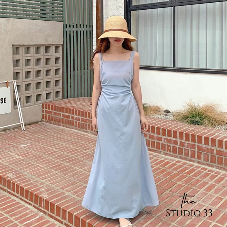 氣質優雅皮飾遮陽帽（拉菲草）