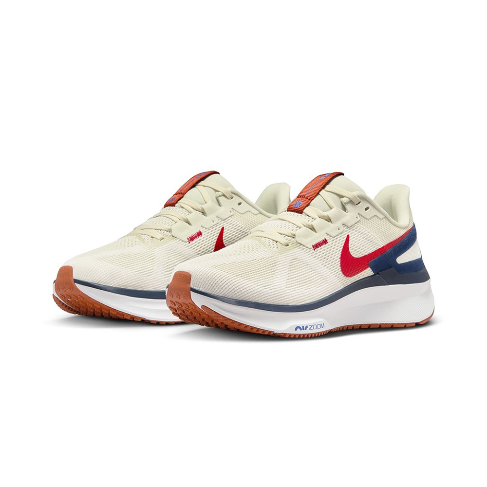 Nike Air Zoom Structure 25 米白藍紅 慢跑鞋 DJ7883-001