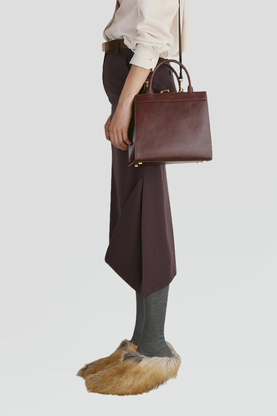 RECTO｜ASYMMETRIC 不對稱下擺長裙