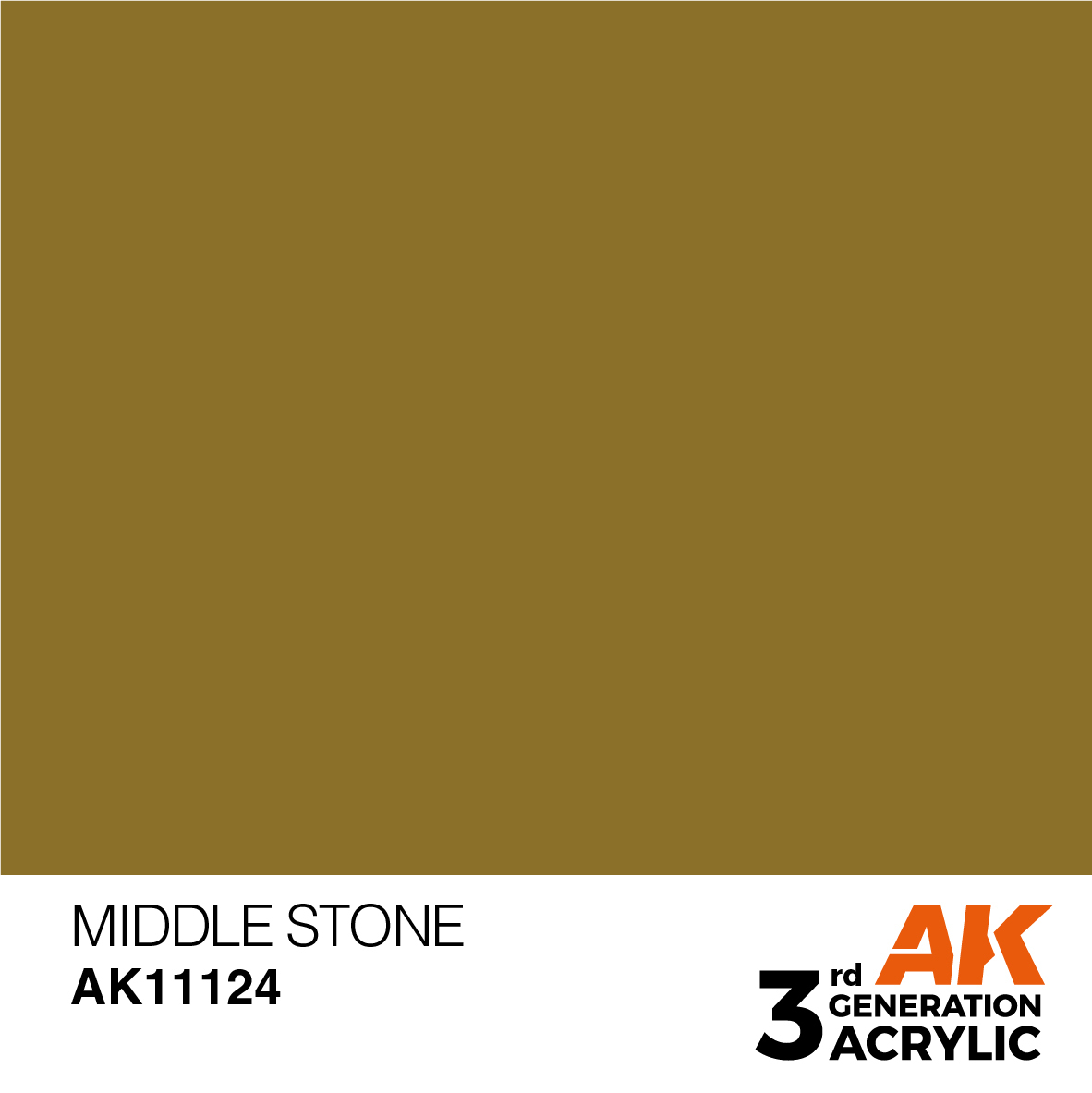 [現貨]AK - 水性壓克力顏料 3rd MIDDLE STONE – STANDARD