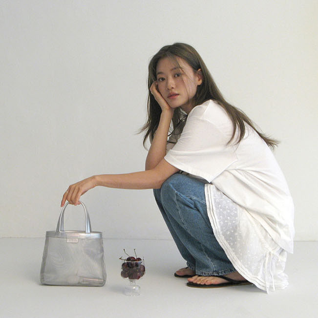 [SOMEWHERE BUTTER]★24SS★Mesh toast bag 韓國代購> SOMEWHERE BUTTER MESH TOAST BAG