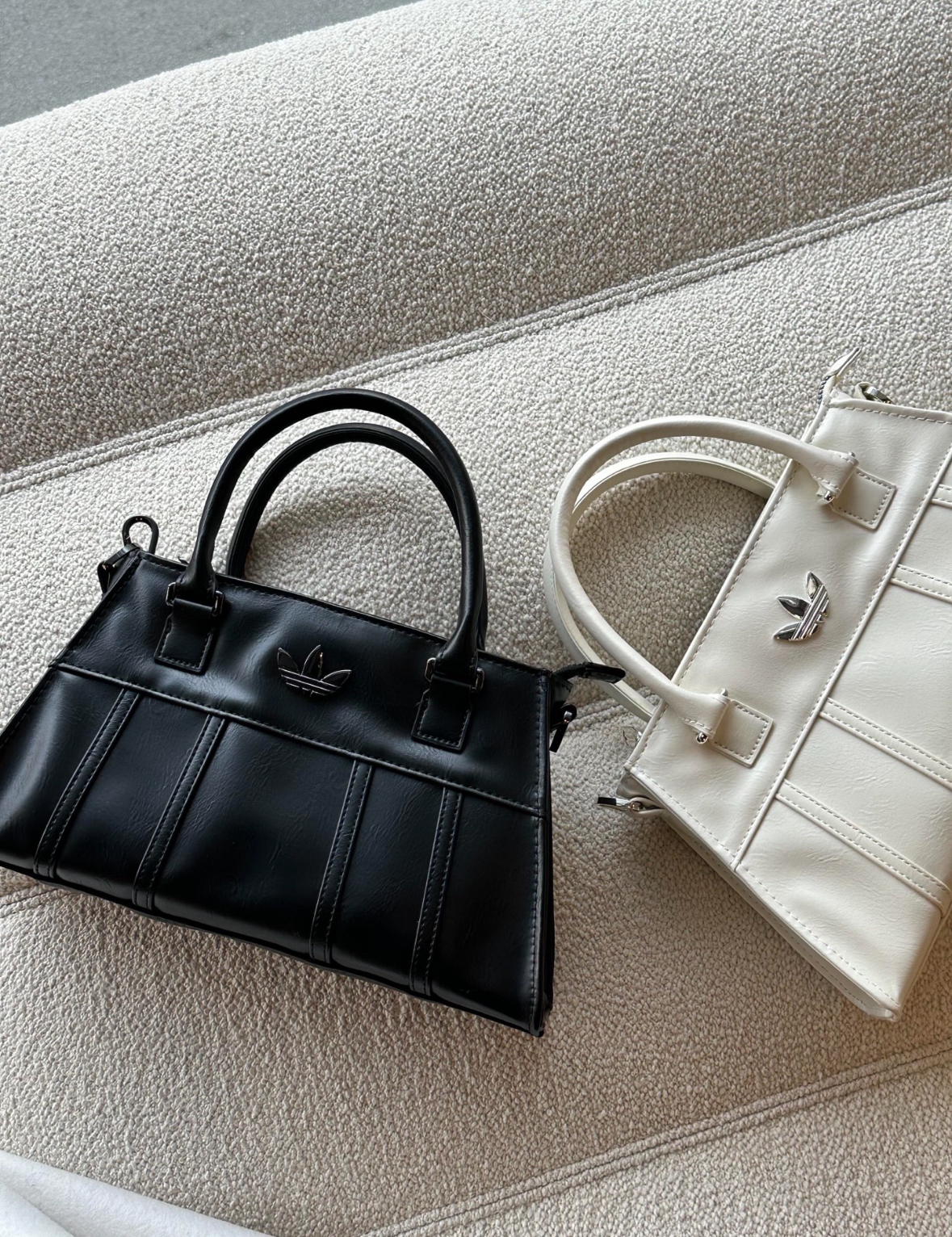 Adidas Originals 沙漏包 梯形包 皮革 三葉草 2色/預購