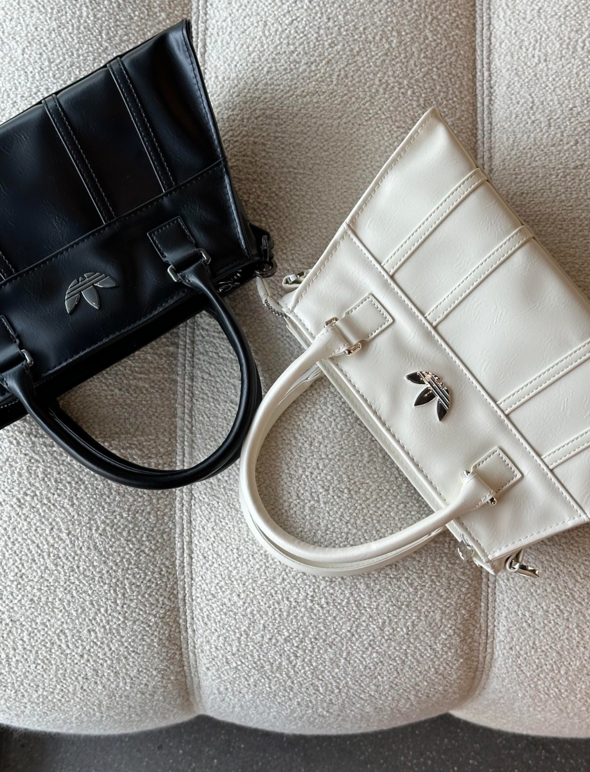 Adidas Originals 沙漏包 梯形包 皮革 三葉草 2色/預購