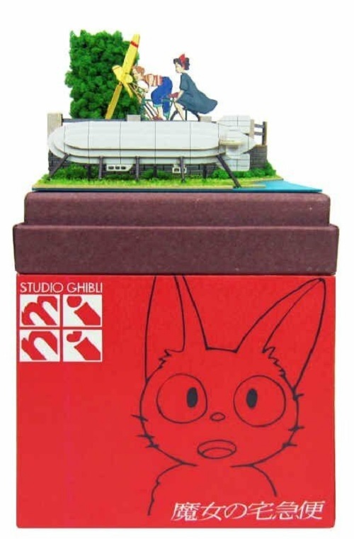 Sankei 情景 MP07-10 魔女宅急便.蜻蜓和螺旋槳的腳踏車