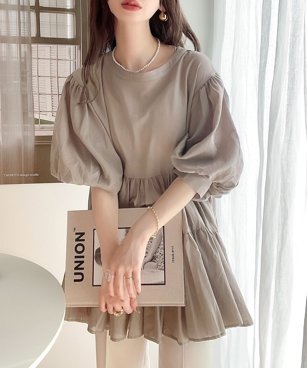 KTQ STORE ‧ Classical Elf 3way 微透分層襯衫