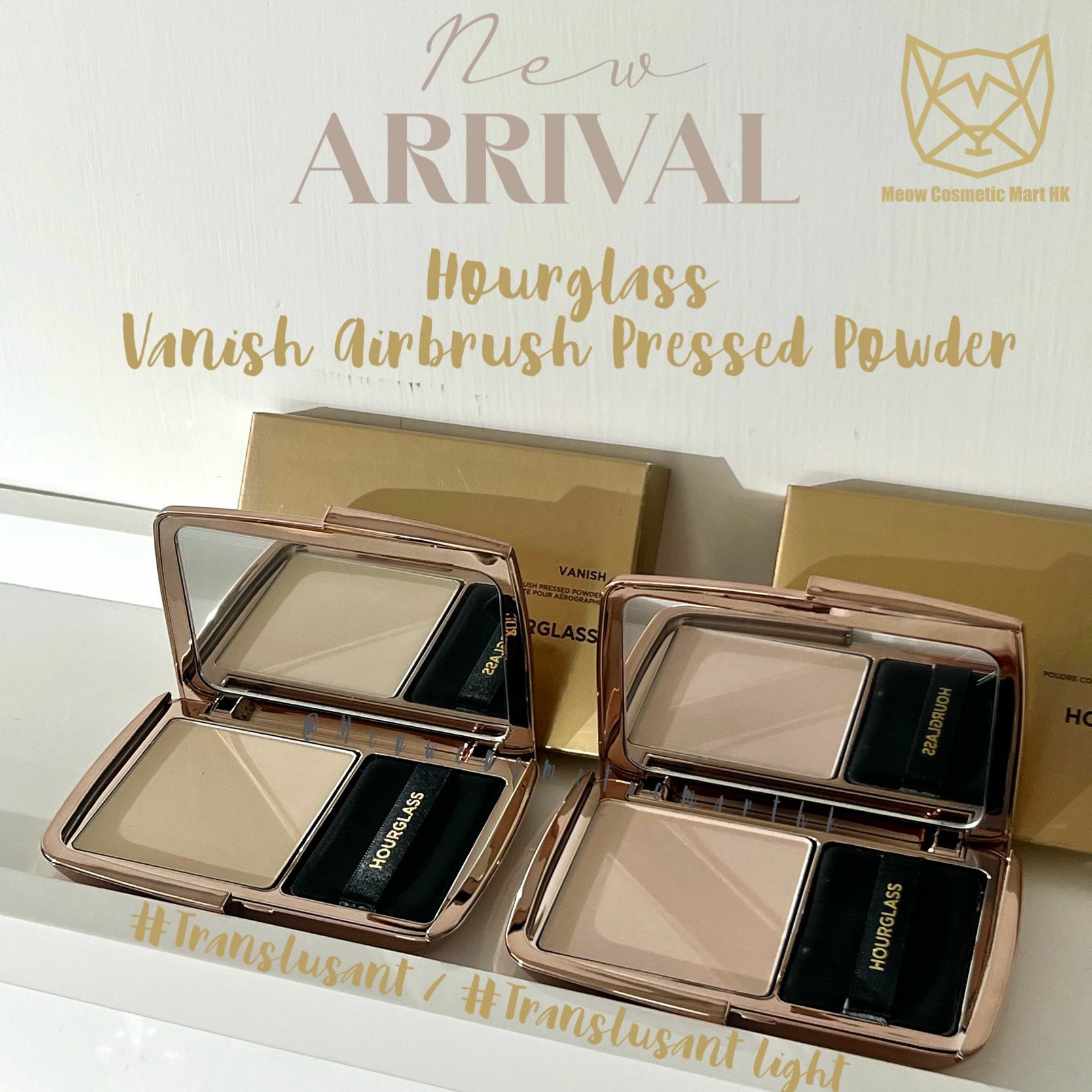 Hourglass - Vanish Airbrush Pressed Powder #Translucant /#Translucant Light