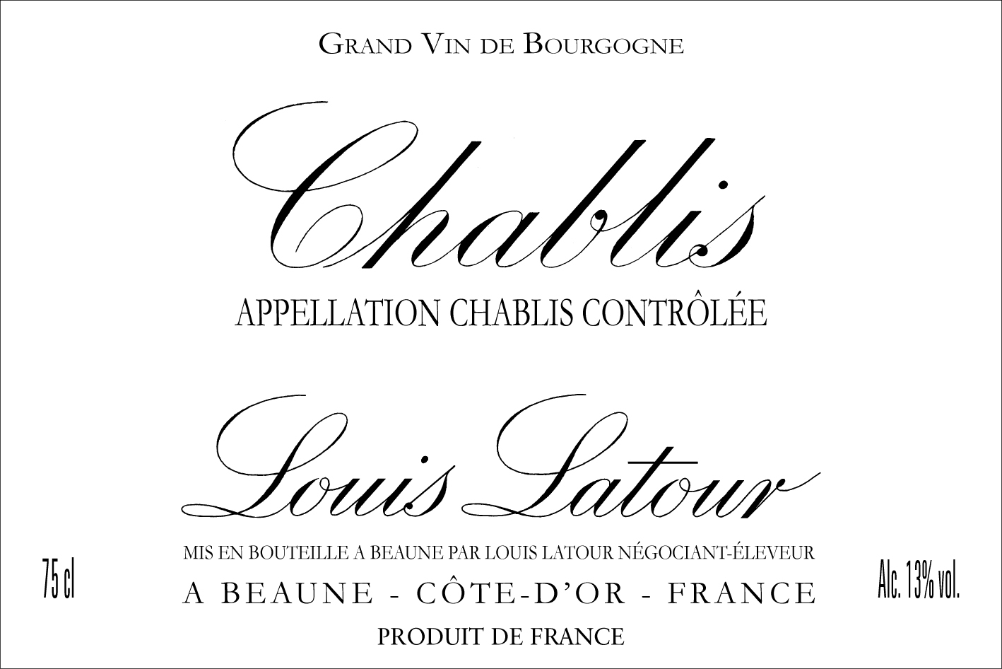 Louis Latour Chablis 2022 - Half 37.5cl