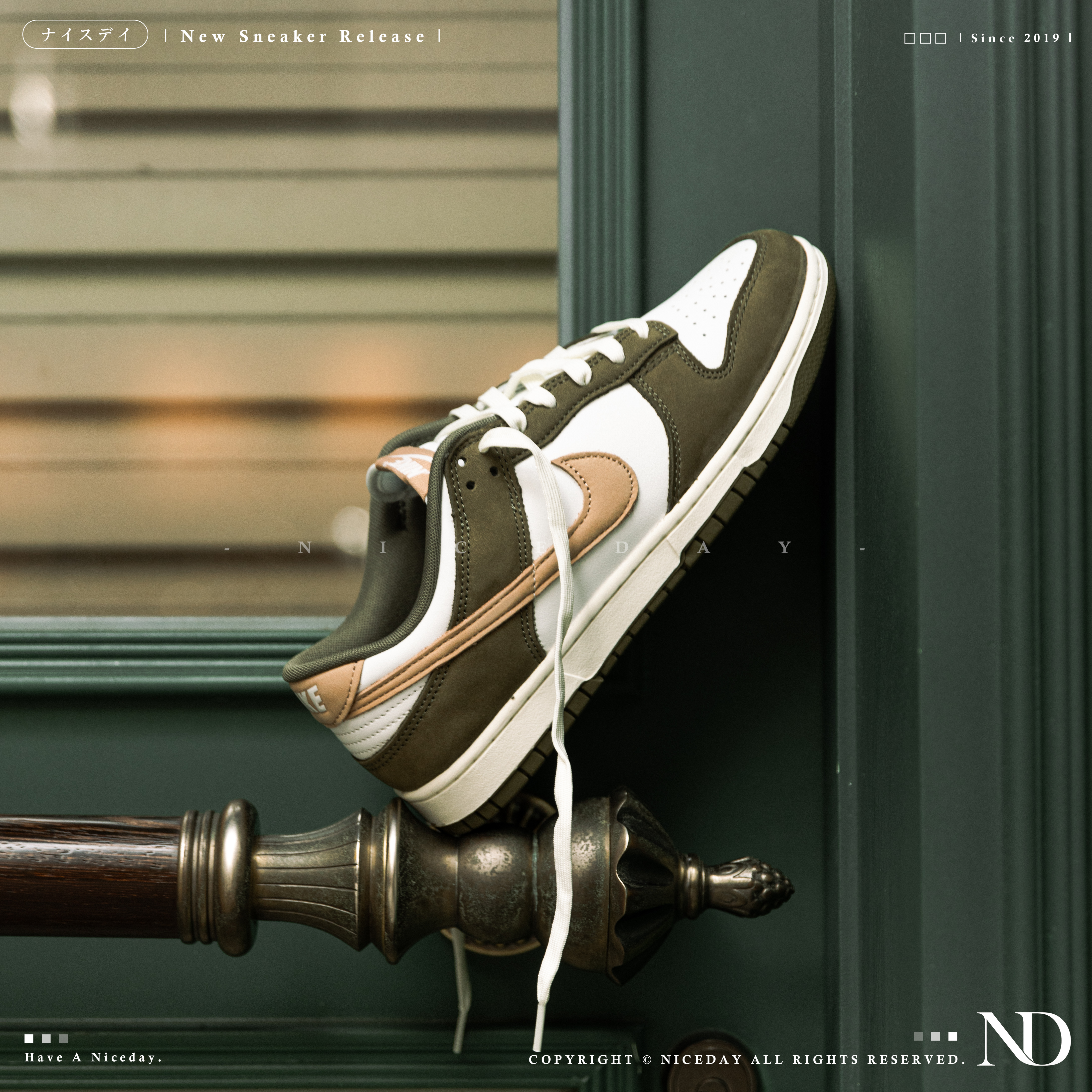 NICEDAY 現貨 Nike Dunk Low Medium Olive 橄欖綠 大地色 棕色 FQ8250-200