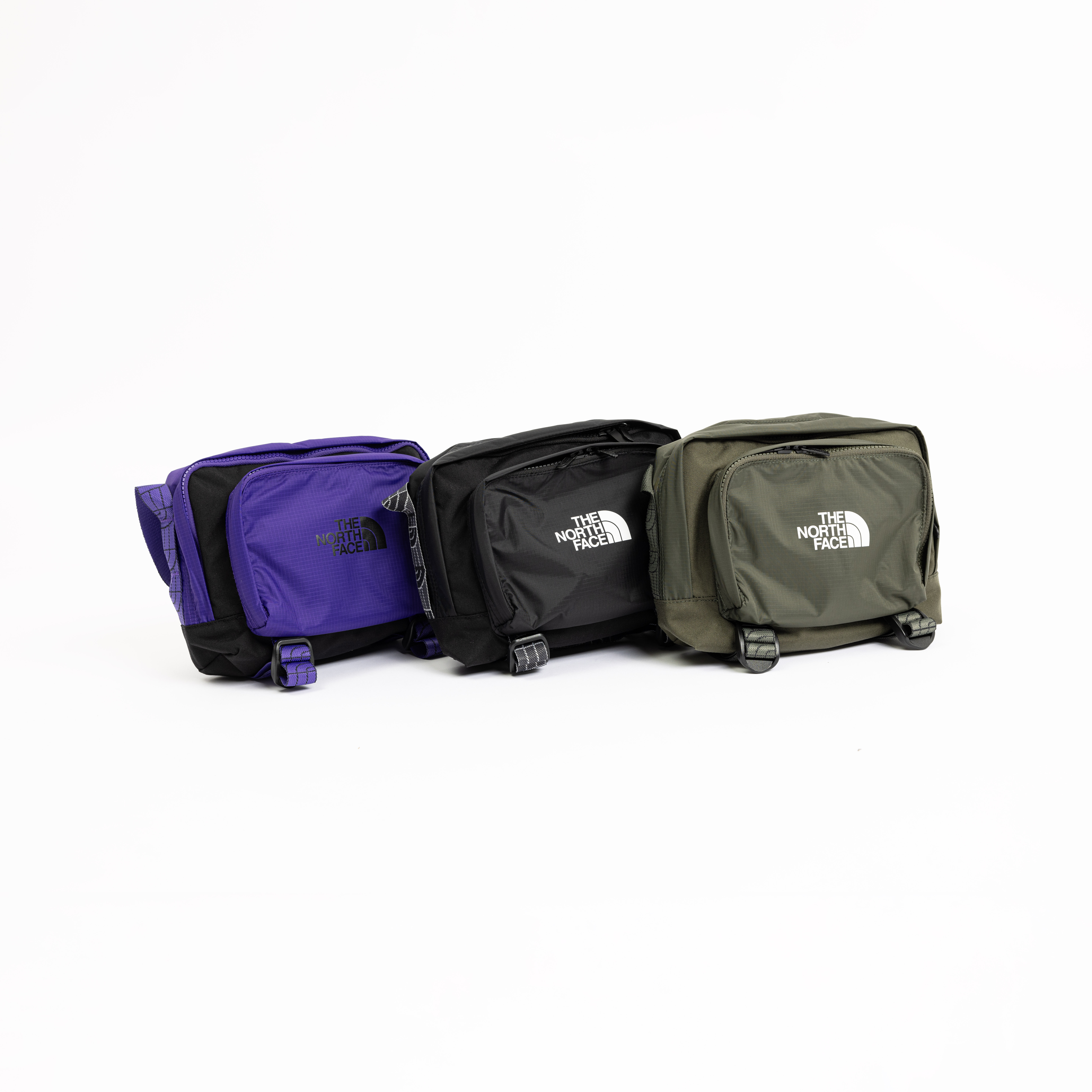 -(E6e05)-THE NORTH FACE CITY SHOULDER BAG 2.5L CORDURA 抗撕裂 多夾層 肩包 側背包 小包-NF0A8AMV 紫色(S96)/墨綠色(4FY)/黑色(4HF)