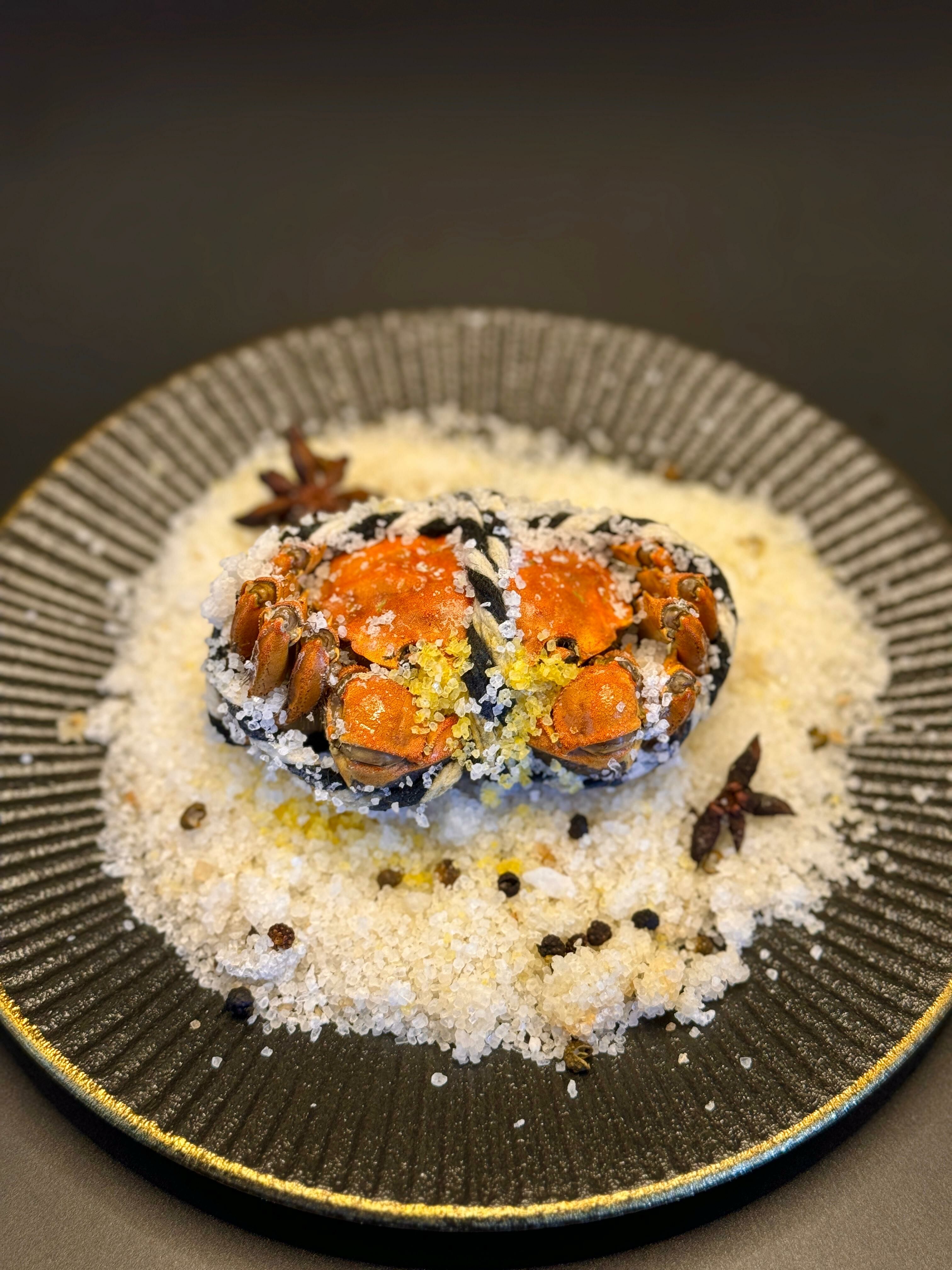 油鹽焗 / 鹽焗大閘蟹 (每口味最少6隻起)