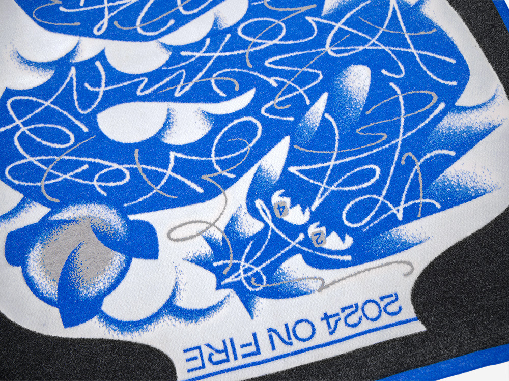 [Sean Huang] 2024 Dragon Blue-and-White Porcelain Tapestry