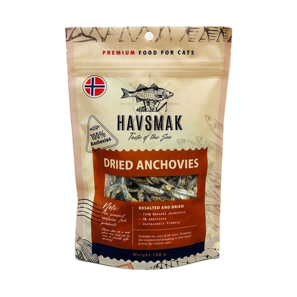 海夫默克 挪威鳳尾魚乾 100g｜貓零食