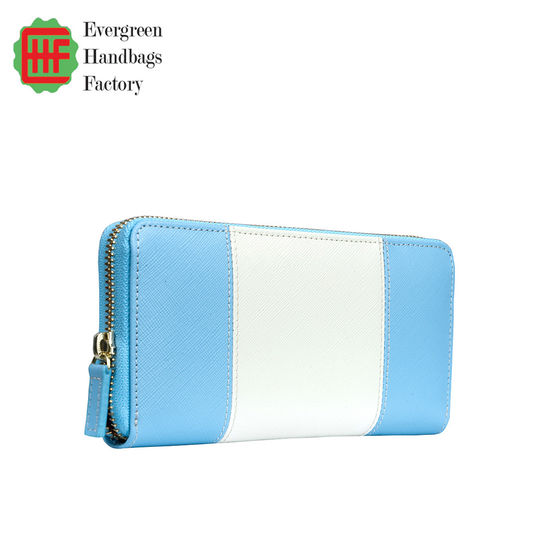 Patchwork Zip Around Long Wallet