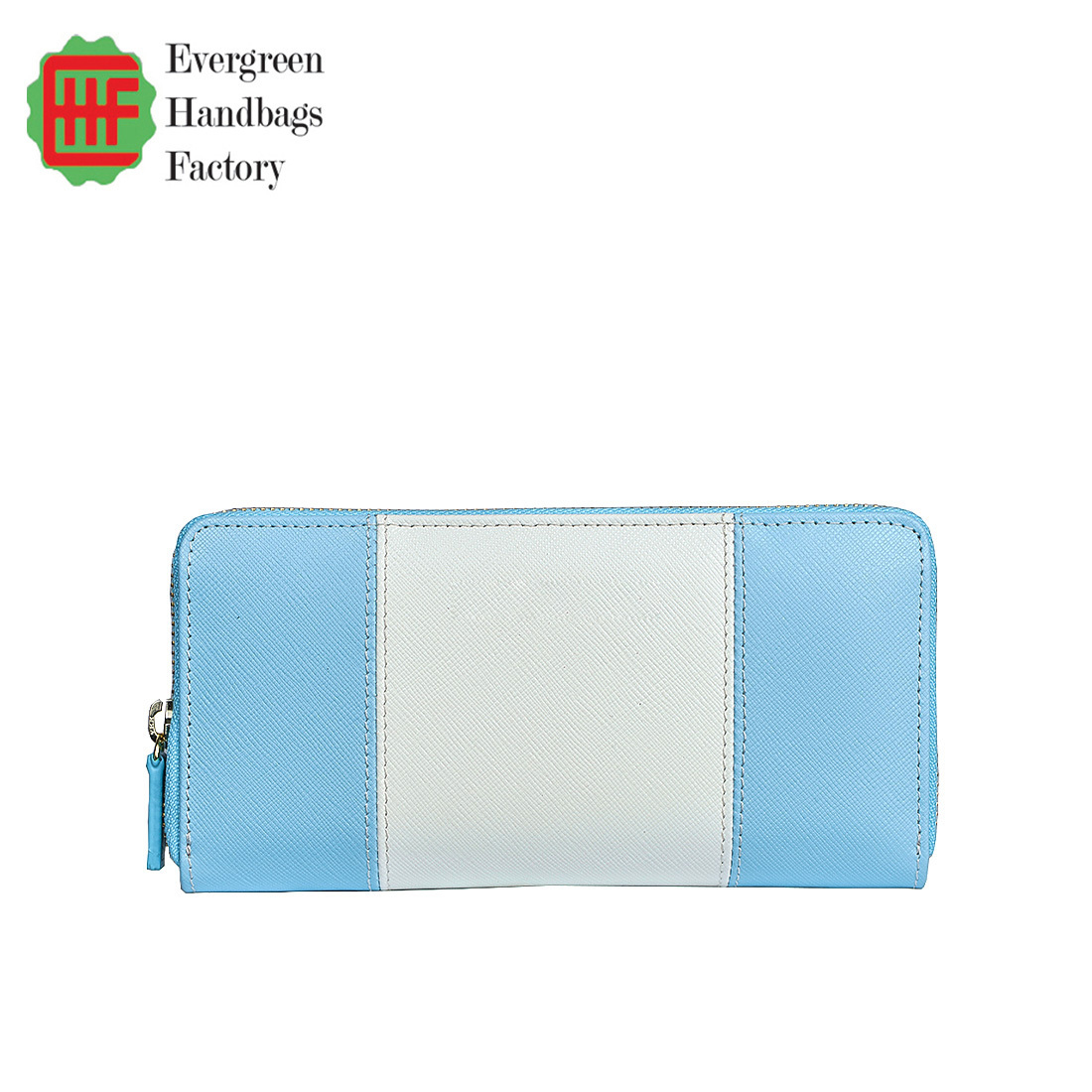 Patchwork Zip Around Long Wallet