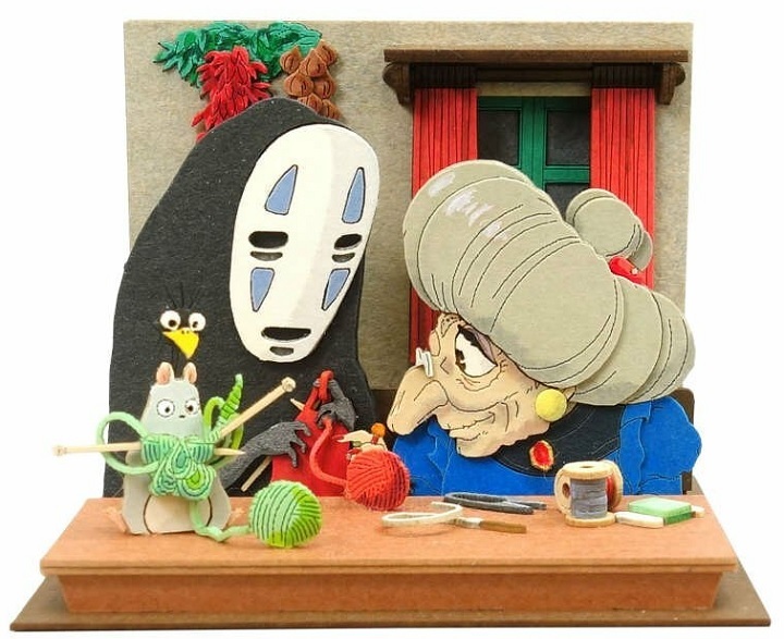 Sankei 情景 MP07-120 千與千尋.和錢婆婆一起編織