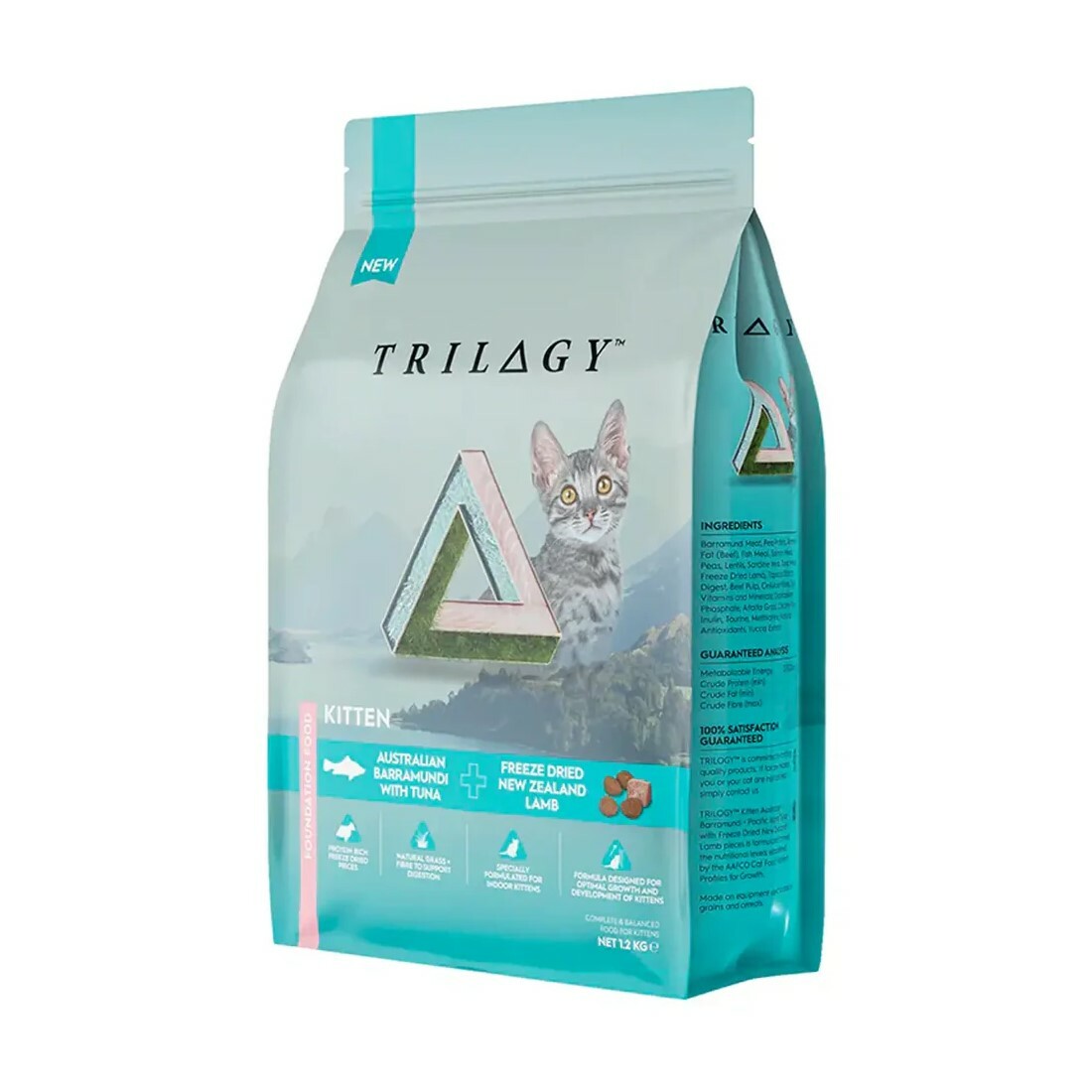 Trilogy凍乾無穀幼貓糧 (澳洲尖吻鱸魚及吞拿魚＋紐西蘭羊肺凍乾)