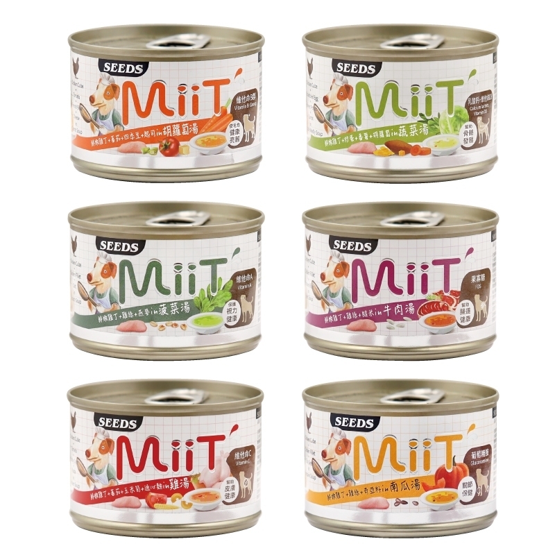 SEEDS 惜時 MiiT有雞愛犬機能湯罐 (狗副食罐頭) 170g