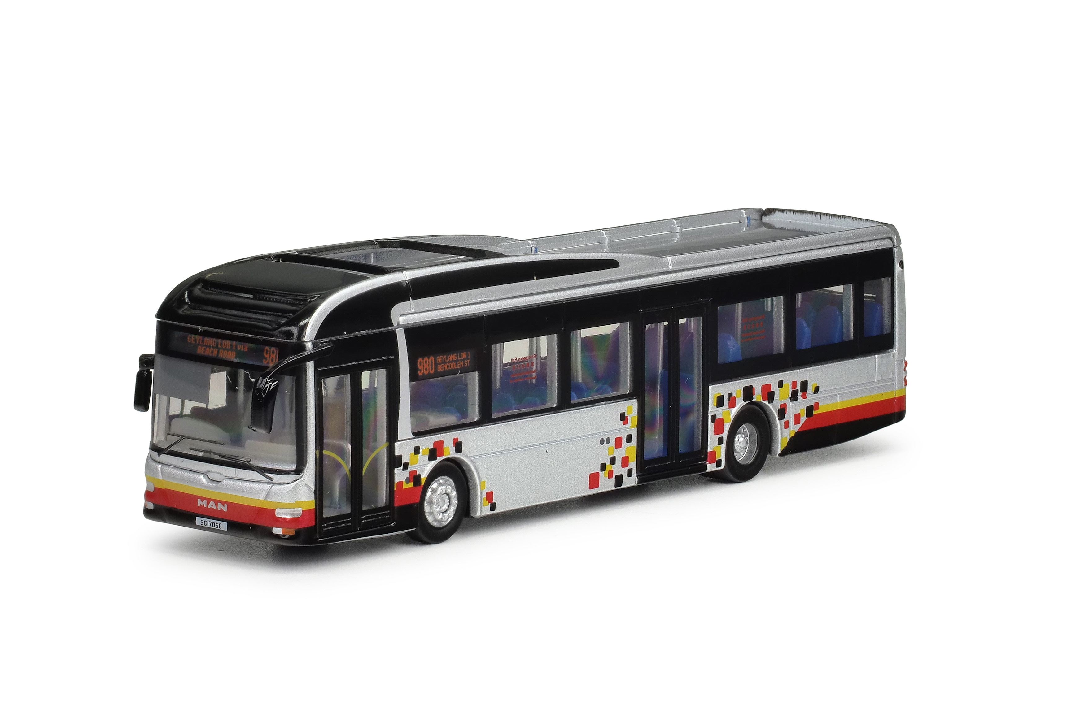 MCCITY110-A2254 1:110 新加坡單層巴士 (980)