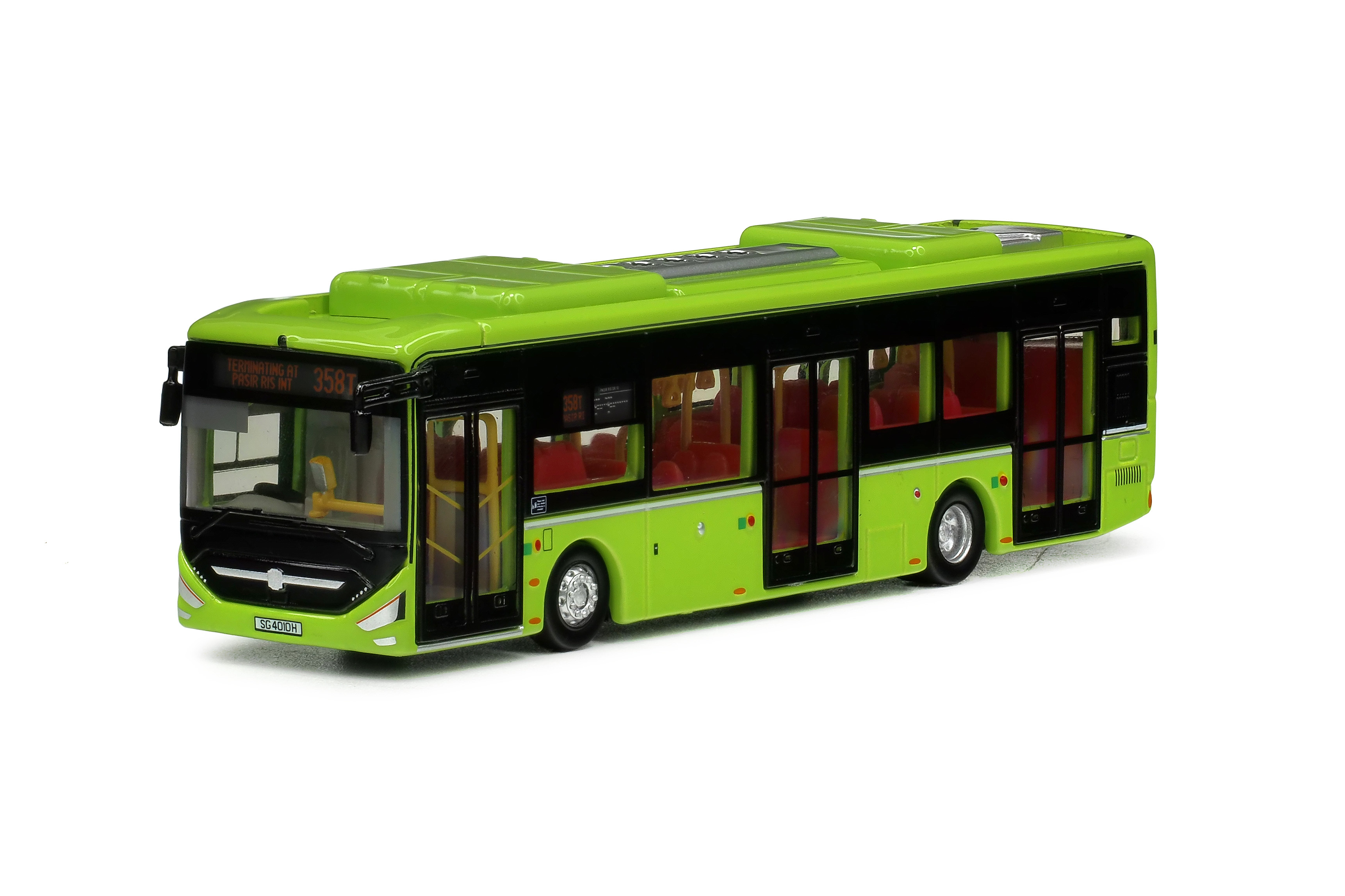 MCCITY110-N1227B 1:110 新加坡三門電動巴士 (358T)