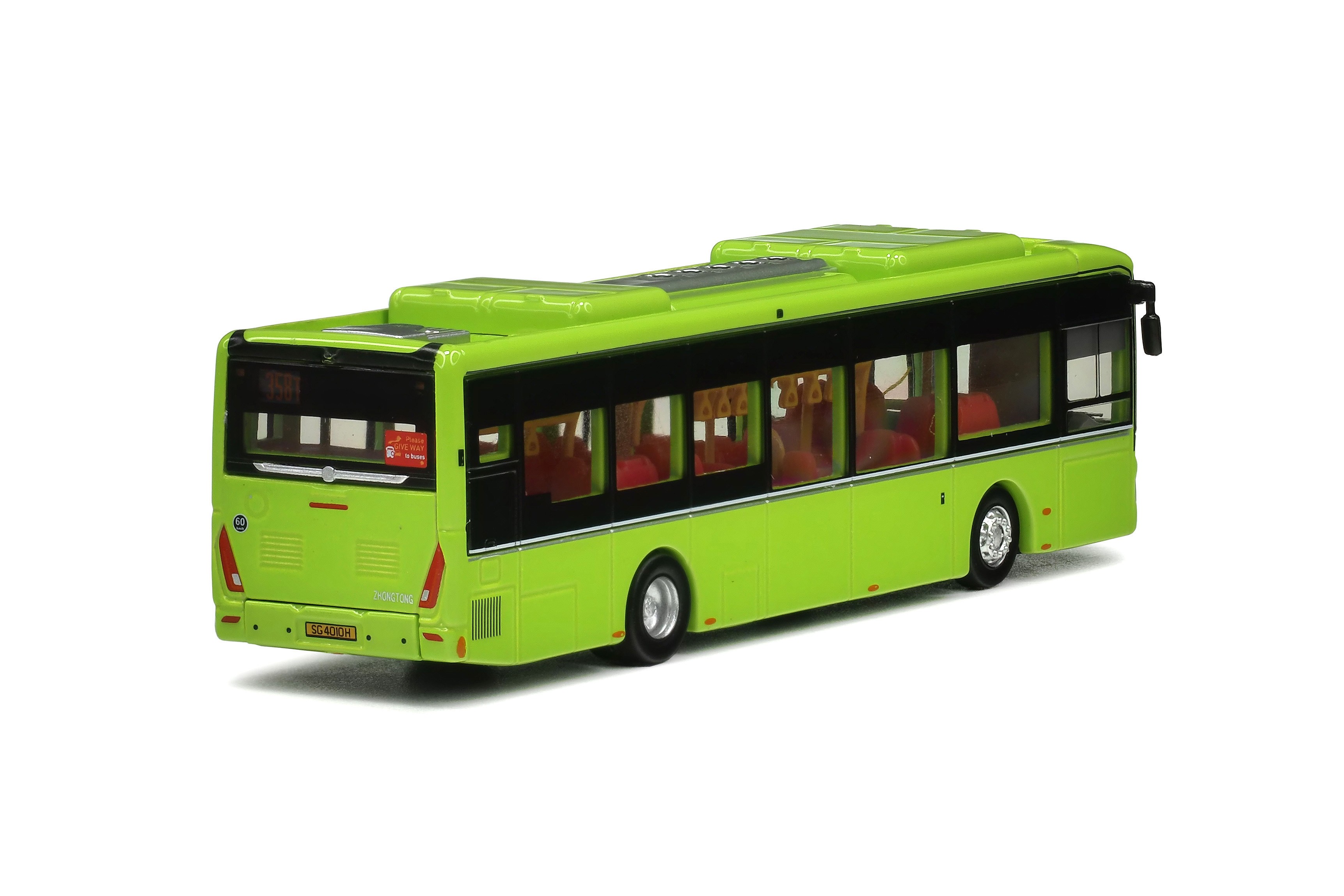 MCCITY110-N1227B 1:110 新加坡三門電動巴士 (358T)
