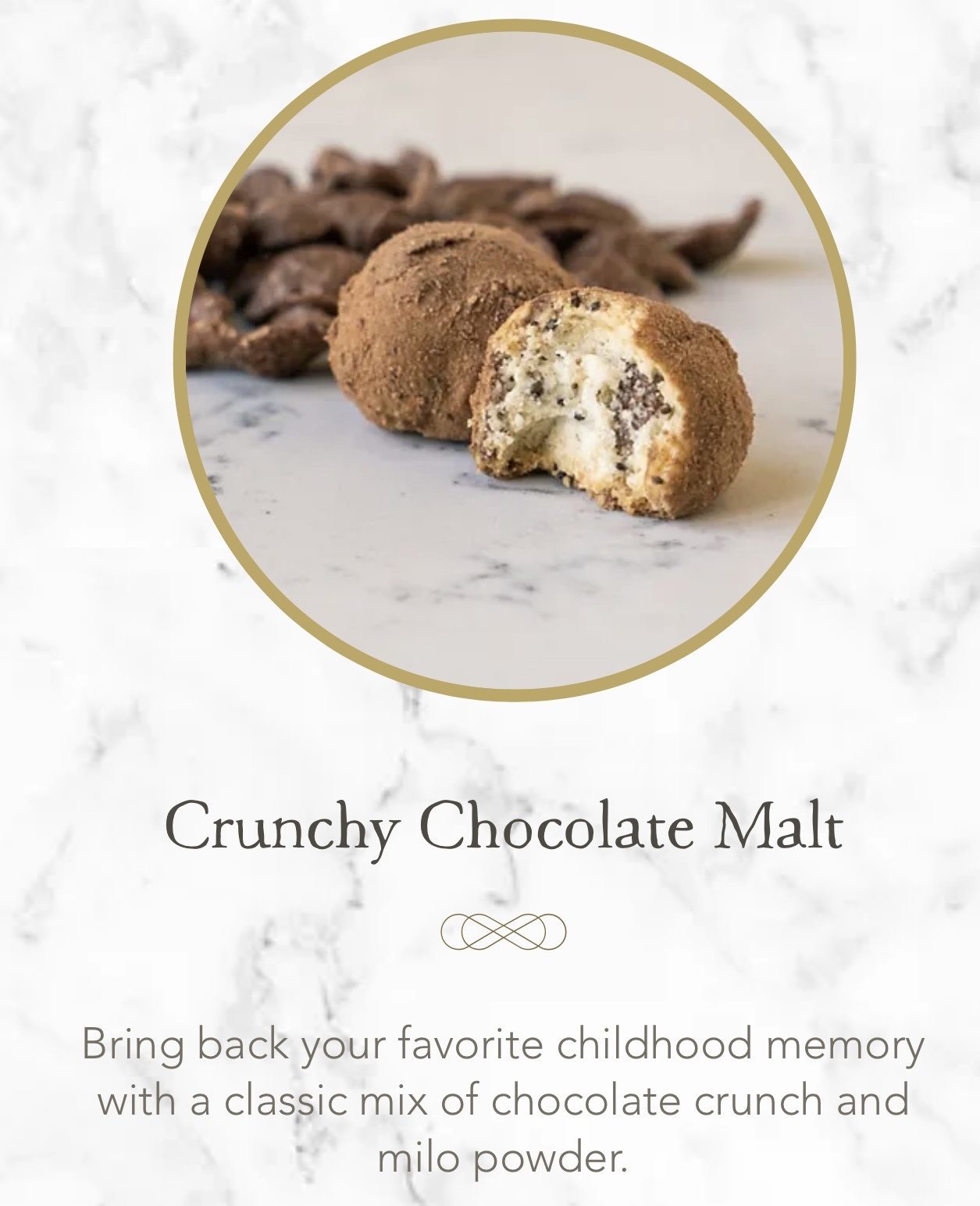 PS I LOVE YOU 曲奇波波 -  Crunchy Chocolate Malt（麥芽朱古力）