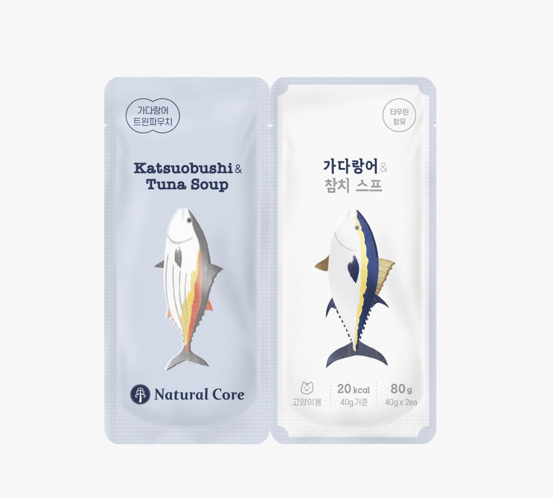 【韓國 NATURAL CORE 自然核心】營養湯雙袋-鰹魚&鮪魚