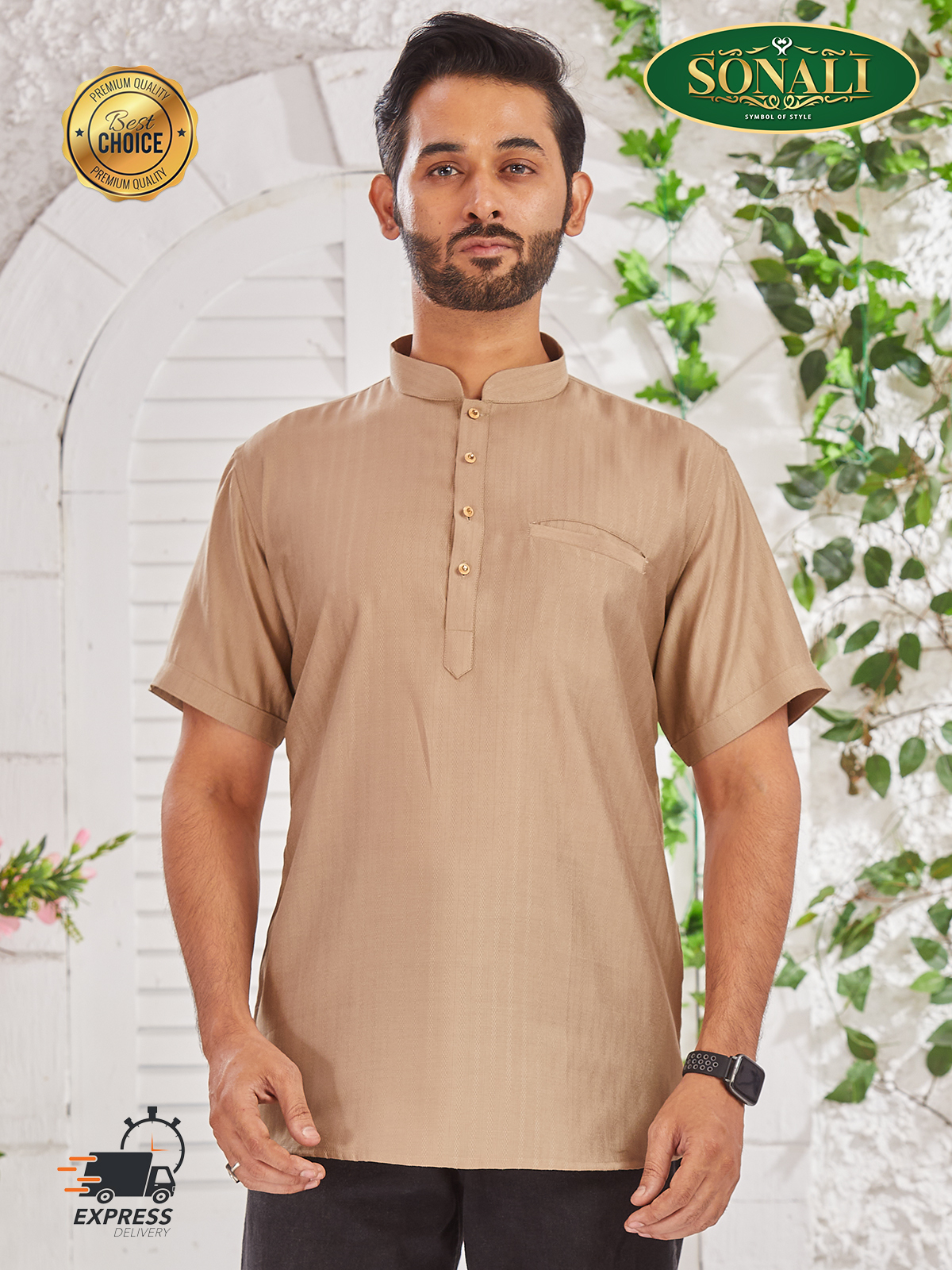 [READY STOCK] Sonali Premier Quality Men's Top / Traditional Men's Wear Jippa - Q1910