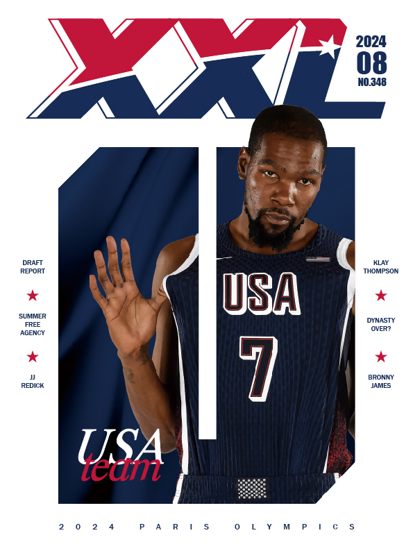 XXL 2024 8月號 奧運主題 DURANT 封面封底