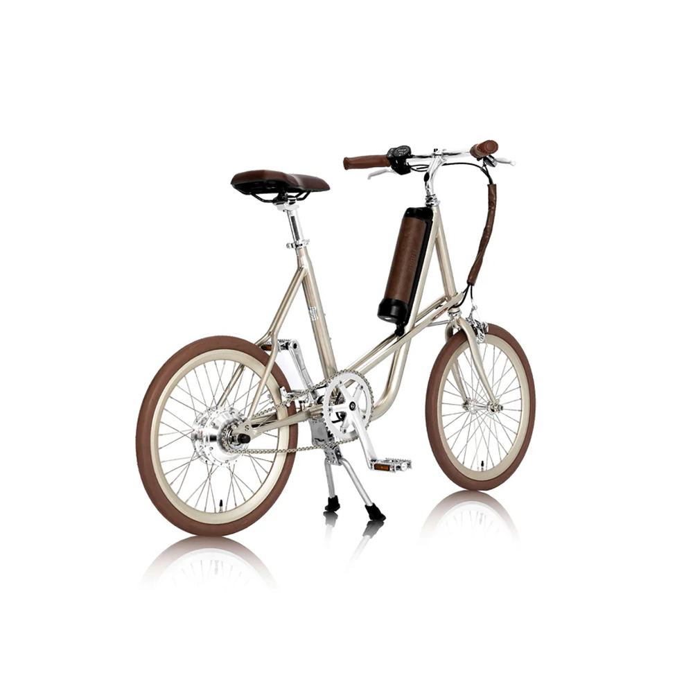 SEic miniu 復古鈦灰銀輕電輔助單車