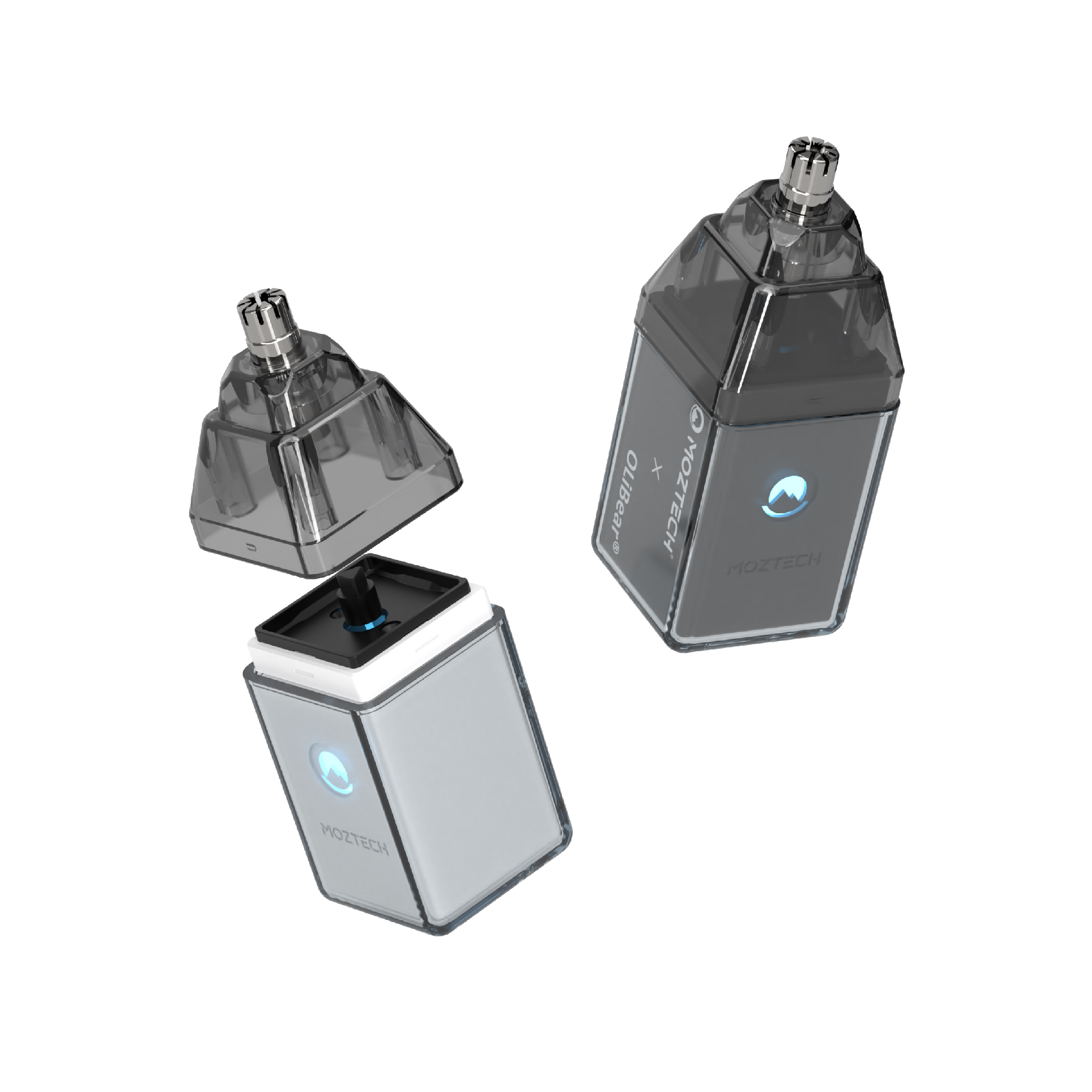 MOZTECH | OLIBEAR聯名 電動迷你刮鬍刀 (+鼻毛修剪套裝)【MOZTECH 品牌旗艦館】