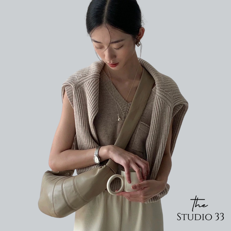 法式真皮腋下可頌包