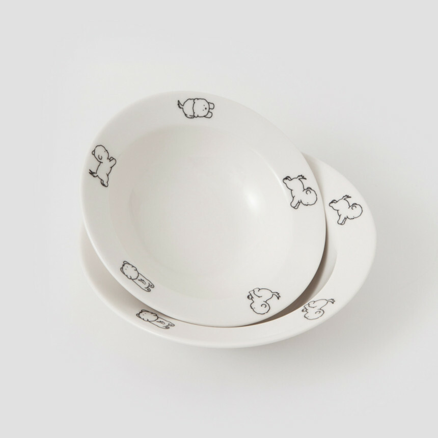 Tteokguknuna 比熊造型湯/沙拉碗