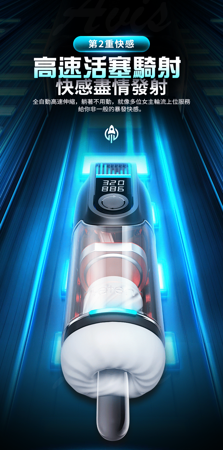 leten 九浪黑洞電動飛機杯 衝擊