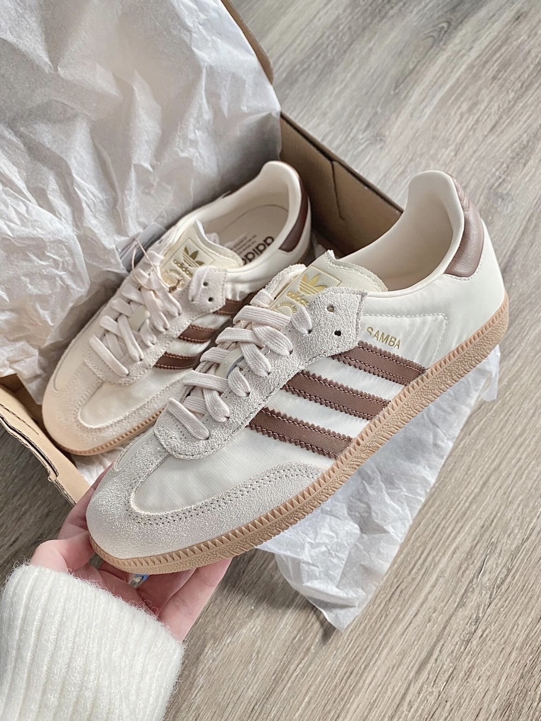 <出清最終彈🔥> 零碼-21.5cm-Adidas Samba OG "Preloved" Brown 奶茶棕